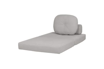 Bäddsoffa Olden - Grå/Polyester, 81x182 cm - Möbler - Fåtölj & stolar - Fåtölj - Bäddfåtölj