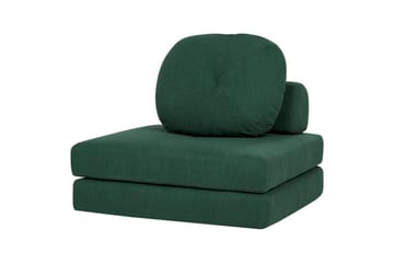 Bäddsoffa Olden - Grön/Polyester, 81x182 cm - Möbler - Fåtölj & stolar - Fåtölj - Bäddfåtölj