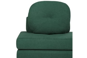 Bäddsoffa Olden - Grön/Polyester, 81x182 cm - Möbler - Fåtölj & stolar - Fåtölj - Bäddfåtölj