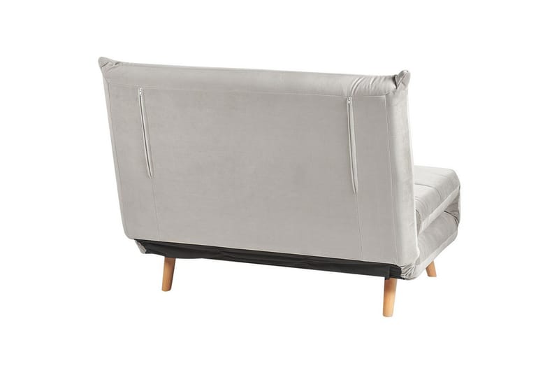 Bäddsoffa Setten - Grå, ljust trä - Möbler - Fåtölj & stolar - Fåtölj - Bäddfåtölj