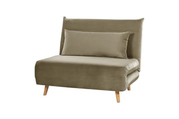 Bäddsoffa Setten - Grönt, ljust trä - Möbler - Fåtölj & stolar - Fåtölj - Bäddfåtölj