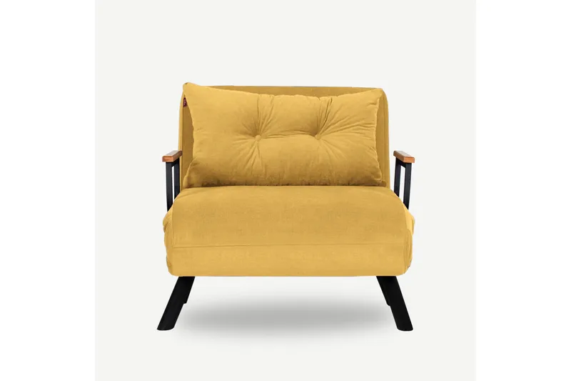 Alfredton Bäddfåtölj 175x60 cm - Senapsgul - Möbler - Fåtölj & stolar - Fåtölj - Bäddfåtölj