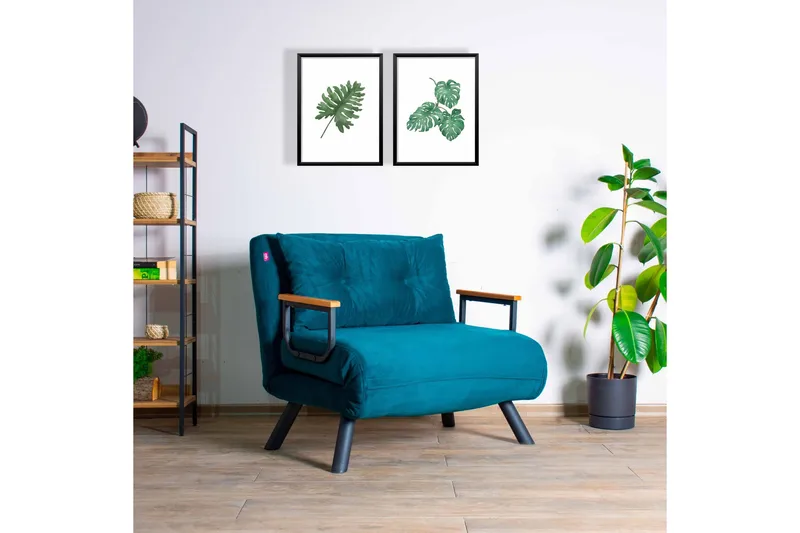 Alfredton Bäddfåtölj - Grön - Möbler - Fåtölj & stolar - Fåtölj - Bäddfåtölj