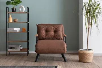 Alfredton Bäddfåtölj - Ljusbrun - Möbler - Fåtölj & stolar - Fåtölj - Bäddfåtölj