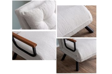 Alfredton Teddy Bäddfåtölj - Cream - Möbler - Fåtölj & stolar - Fåtölj - Bäddfåtölj