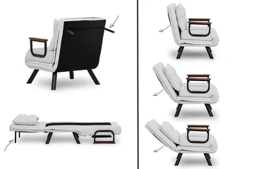 Alfredton Teddy Bäddfåtölj - Cream - Möbler - Fåtölj & stolar - Fåtölj - Bäddfåtölj