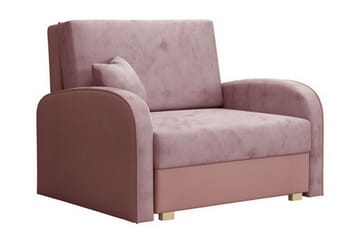 Bäddfåtölj Denegal - Rosa - Möbler - Fåtölj & stolar - Fåtölj - Bäddfåtölj