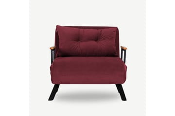 Bäddfåtölj Riceville 175x60 cm - Röd - Möbler - Fåtölj & stolar - Fåtölj - Bäddfåtölj
