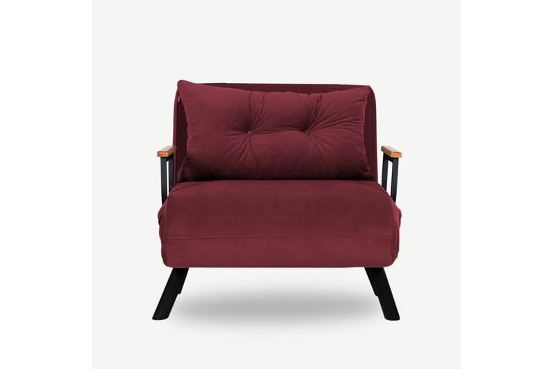 Bäddfåtölj Riceville 175x60 cm - Röd - Möbler - Fåtölj & stolar - Fåtölj - Bäddfåtölj