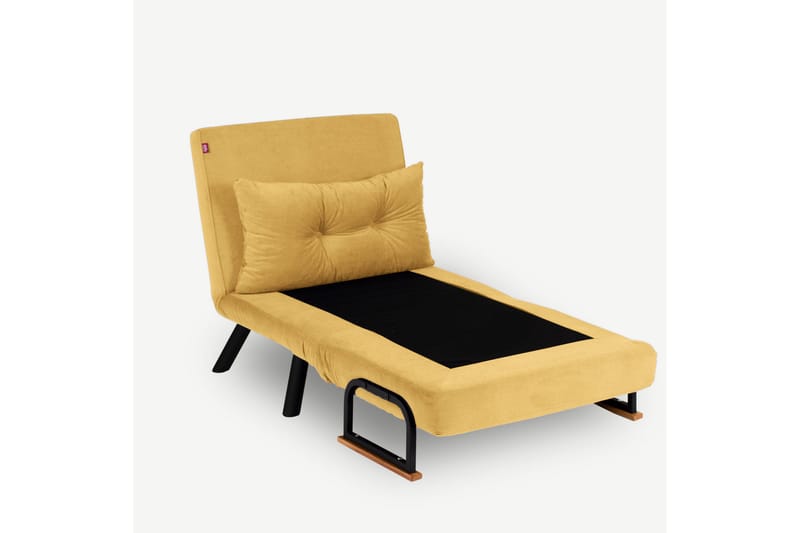 Bäddfåtölj Riceville 175x60 cm - Senapsgul - Möbler - Fåtölj & stolar - Fåtölj - Bäddfåtölj