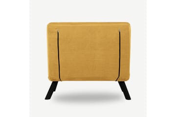 Bäddfåtölj Riceville 175x60 cm - Senapsgul - Möbler - Fåtölj & stolar - Fåtölj - Bäddfåtölj