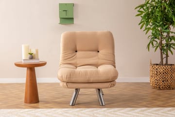Bäddfåtölj Perc 110x70 cm - Beige - Möbler - Fåtölj & stolar - Fåtölj - Bäddfåtölj
