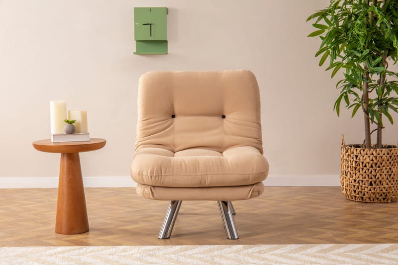 Bäddfåtölj Perc 110x70 cm - Beige - Möbler - Fåtölj & stolar - Fåtölj - Bäddfåtölj
