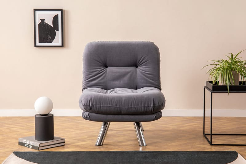 Bäddfåtölj Perc 110x70 cm - Grå - Möbler - Fåtölj & stolar - Fåtölj - Bäddfåtölj
