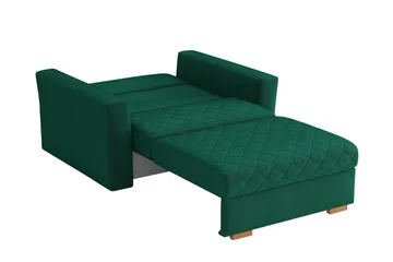 Bensbyn Bäddfåtölj Rutmönster - Svart - Möbler - Fåtölj & stolar - Fåtölj - Bäddfåtölj