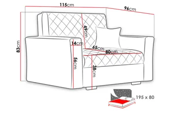 Bensbyn Fåtölj - Grå - Möbler - Fåtölj & stolar - Fåtölj - Bäddfåtölj