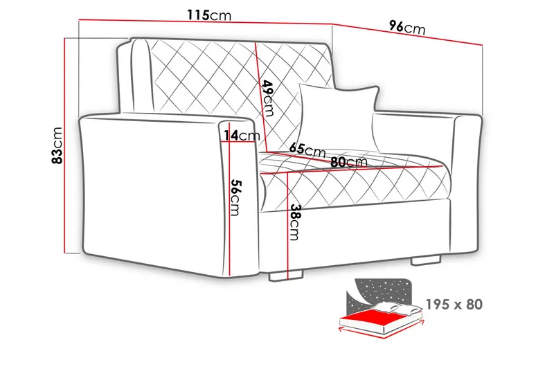 Bensbyn Fåtölj - Grå - Möbler - Fåtölj & stolar - Fåtölj - Bäddfåtölj