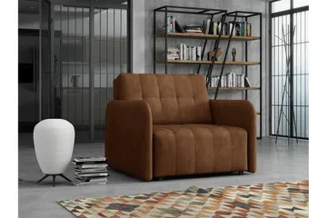 Denegal Bäddfåtölj Bronze||Dark brown - Möbler - Fåtölj & stolar - Fåtölj - Bäddfåtölj