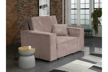 Denegal Bäddfåtölj Brown - Möbler - Fåtölj & stolar - Fåtölj - Bäddfåtölj