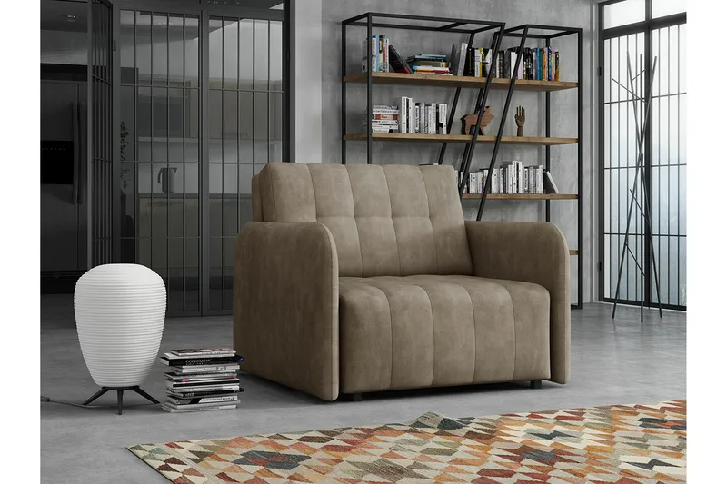 Denegal Bäddfåtölj Brown/Beige - Möbler - Fåtölj & stolar - Fåtölj - Bäddfåtölj