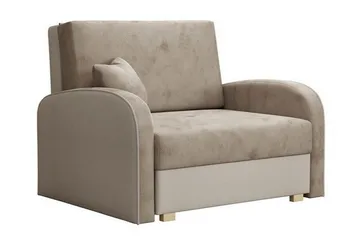 Denegal Bäddfåtölj - Brun - Möbler - Fåtölj & stolar - Fåtölj - Bäddfåtölj