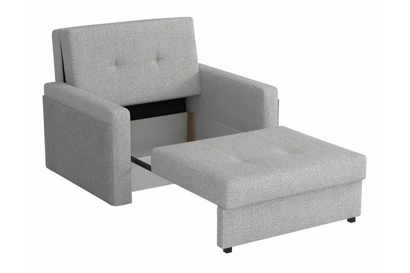 Denegal Bäddfåtölj Dark grey - Möbler - Fåtölj & stolar - Fåtölj - Bäddfåtölj