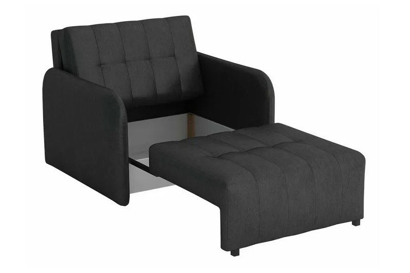 Denegal Bäddfåtölj Dark grey - Möbler - Fåtölj & stolar - Fåtölj - Bäddfåtölj