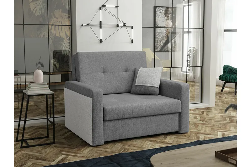 Denegal Bäddfåtölj Dark grey - Möbler - Fåtölj & stolar - Fåtölj - Bäddfåtölj