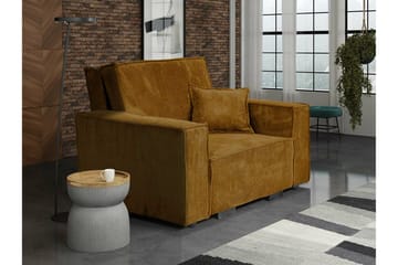 Denegal Bäddfåtölj Dark yellow - Möbler - Fåtölj & stolar - Fåtölj - Bäddfåtölj