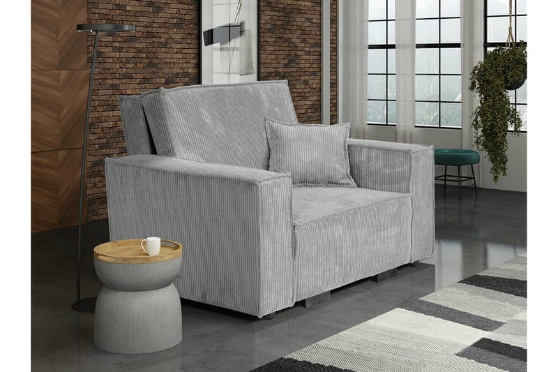 Denegal Bäddfåtölj Light grey/Dark grey - Möbler - Fåtölj & stolar - Fåtölj - Bäddfåtölj