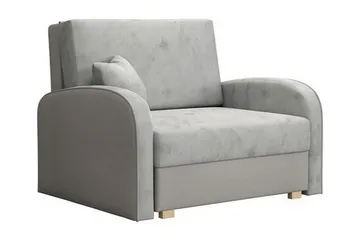 Denegal Bäddfåtölj Ljusgrå - Möbler - Fåtölj & stolar - Fåtölj - Bäddfåtölj