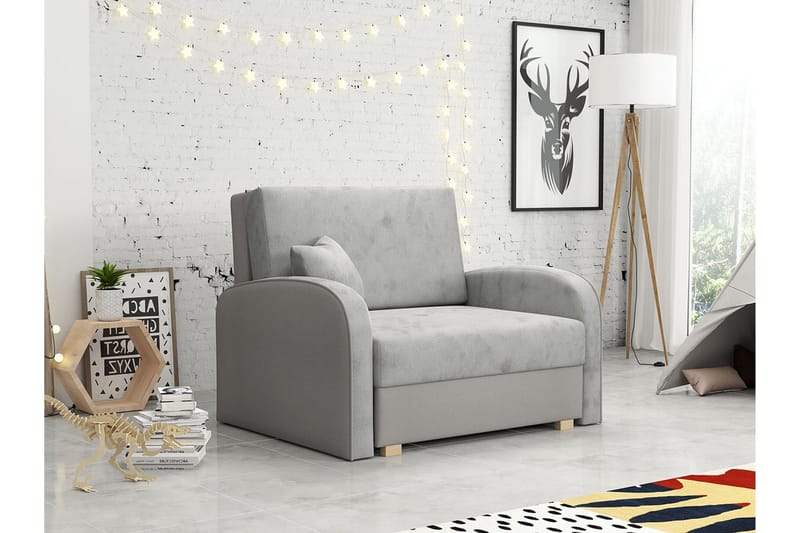 Denegal Bäddfåtölj Ljusgrå - Möbler - Fåtölj & stolar - Fåtölj - Bäddfåtölj