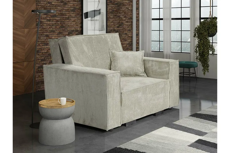 Denegal Bäddfåtölj NO_BRAND beige - Möbler - Fåtölj & stolar - Fåtölj - Bäddfåtölj