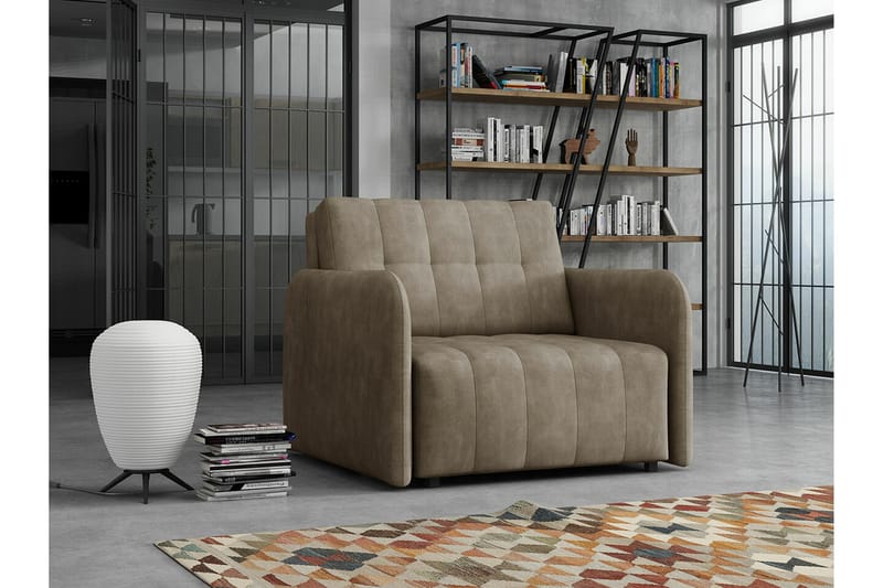 Denegal Bäddfåtölj NO_BRAND Brown/Beige - Möbler - Fåtölj & stolar - Fåtölj - Bäddfåtölj
