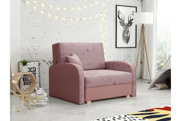 Denegal Bäddfåtölj NO_BRAND Light pink - Möbler - Fåtölj & stolar - Fåtölj - Bäddfåtölj