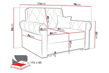 Denegal Bäddfåtölj - Möbler - Fåtölj & stolar - Fåtölj - Bäddfåtölj