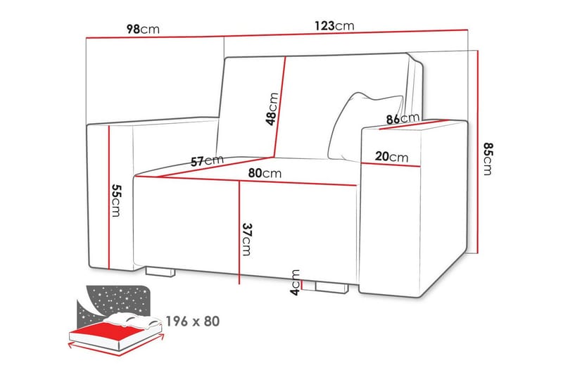 Denegal Bäddfåtölj - Möbler - Fåtölj & stolar - Fåtölj - Bäddfåtölj
