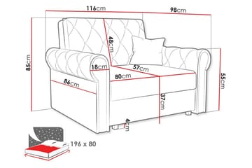 Denegal Bäddfåtölj - Möbler - Fåtölj & stolar - Fåtölj - Bäddfåtölj