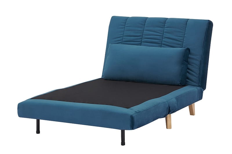 Douvrin Bäddfåtölj - Sammet/Blå/Natur - Möbler - Fåtölj & stolar - Fåtölj - Bäddfåtölj