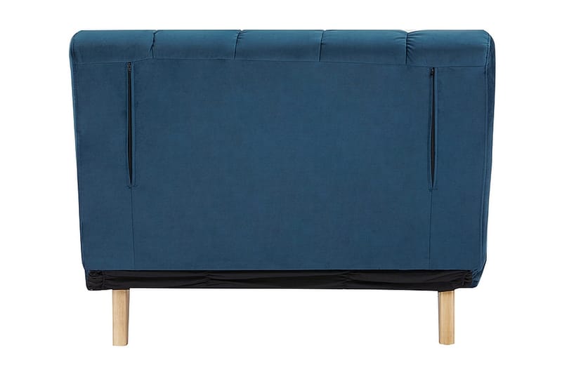 Douvrin Bäddfåtölj - Sammet/Blå/Natur - Möbler - Fåtölj & stolar - Fåtölj - Bäddfåtölj