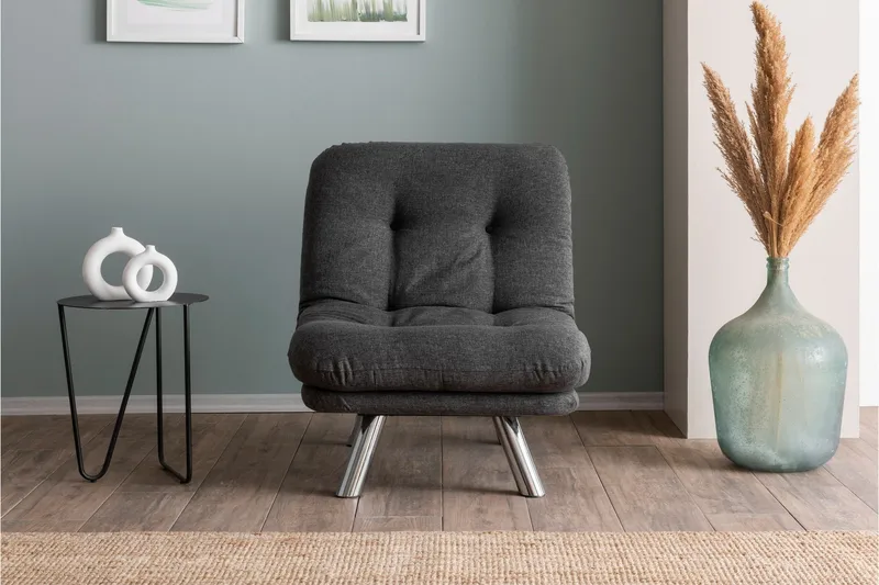 Kingaroy Bäddfåtölj - Mörkgrå - Möbler - Fåtölj & stolar - Fåtölj - Bäddfåtölj
