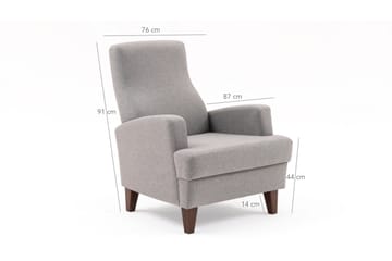 Balcabe Fåtölj - Ljusgrå - Möbler - Fåtölj & stolar - Fåtölj