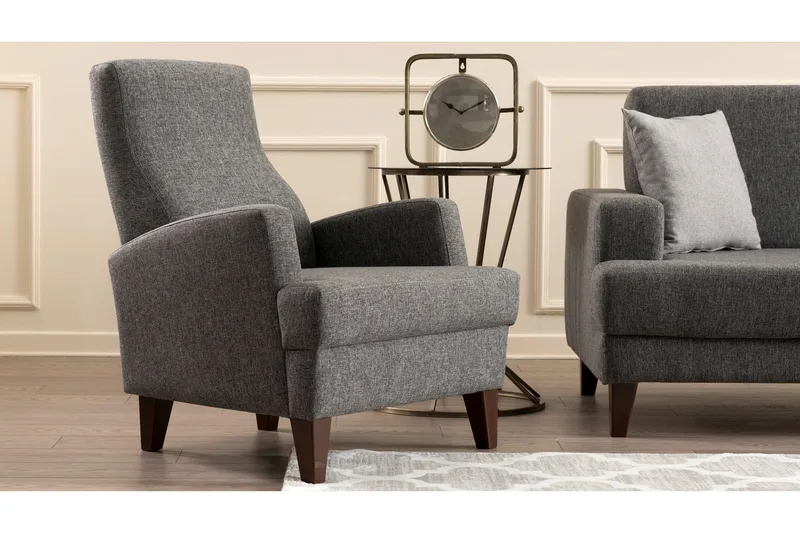 Balcabe Fåtölj - Mörkgrå - Möbler - Fåtölj & stolar - Fåtölj