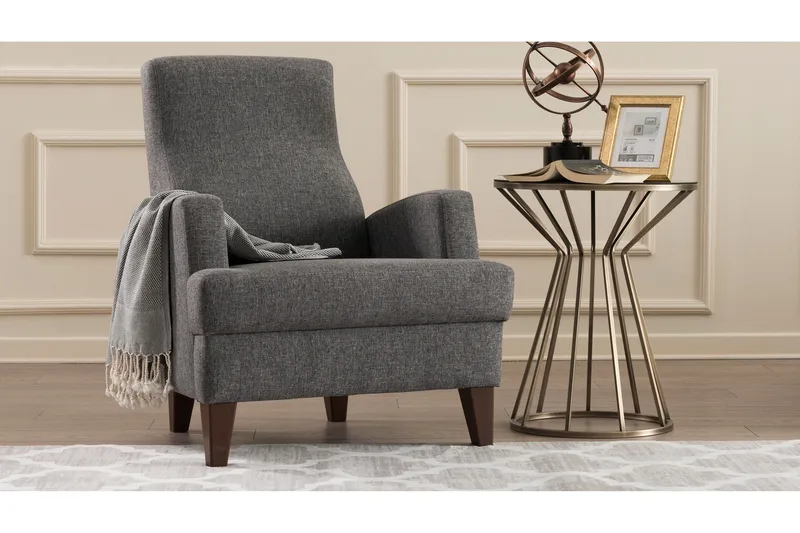 Balcabe Fåtölj - Mörkgrå - Möbler - Fåtölj & stolar - Fåtölj