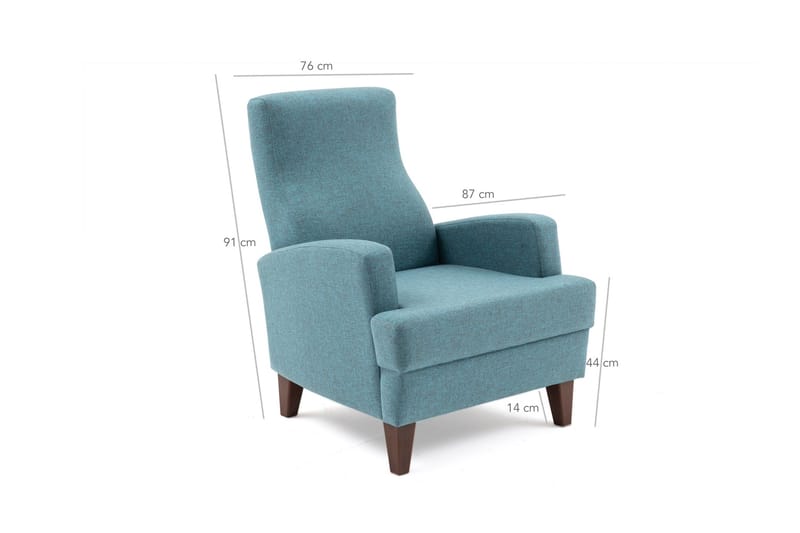 Balcabe Fåtölj - Turkos - Möbler - Fåtölj & stolar - Fåtölj
