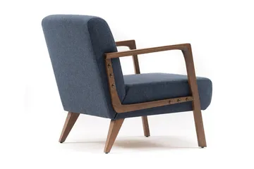 Barrion Fåtölj med Armstöd - Blå - Möbler - Fåtölj & stolar - Fåtölj