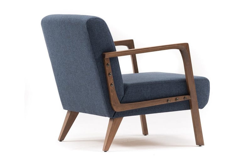 Barrion Fåtölj med Armstöd - Blå - Möbler - Fåtölj & stolar - Fåtölj