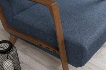 Barrion Fåtölj med Armstöd - Blå - Möbler - Fåtölj & stolar - Fåtölj