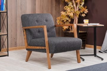 Barrion Fåtölj med Armstöd - Grå - Möbler - Fåtölj & stolar - Fåtölj