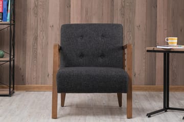 Barrion Fåtölj med Armstöd - Grå - Möbler - Fåtölj & stolar - Fåtölj